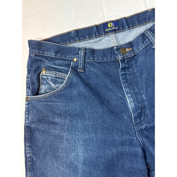 Wrangler Premium Performance Cowboy Cut Denim Jeans Mens 36 X 30 Blue 47MWZPW - Picture 4 of 9